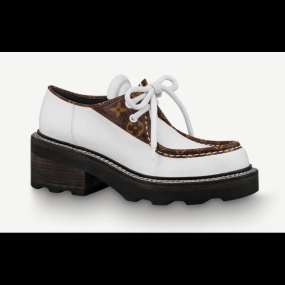 COPY - Barely worn, LV, platform loafers. - Picture 3 of 5